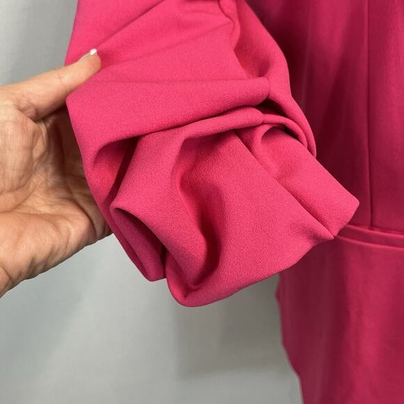 Dakota Blue Blazer Jacket size Extra Large Hot Pink Loose Fit Career Church - Picture 6 of 11